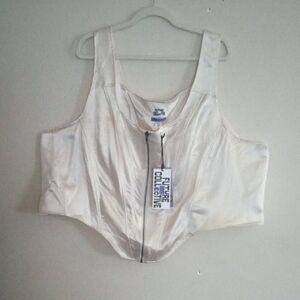 Future Collective Satin Corset Top 28W-30W